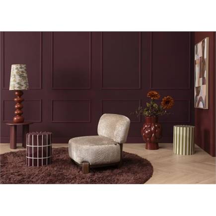 Coco Maison Como pot H60cm Bordeaux